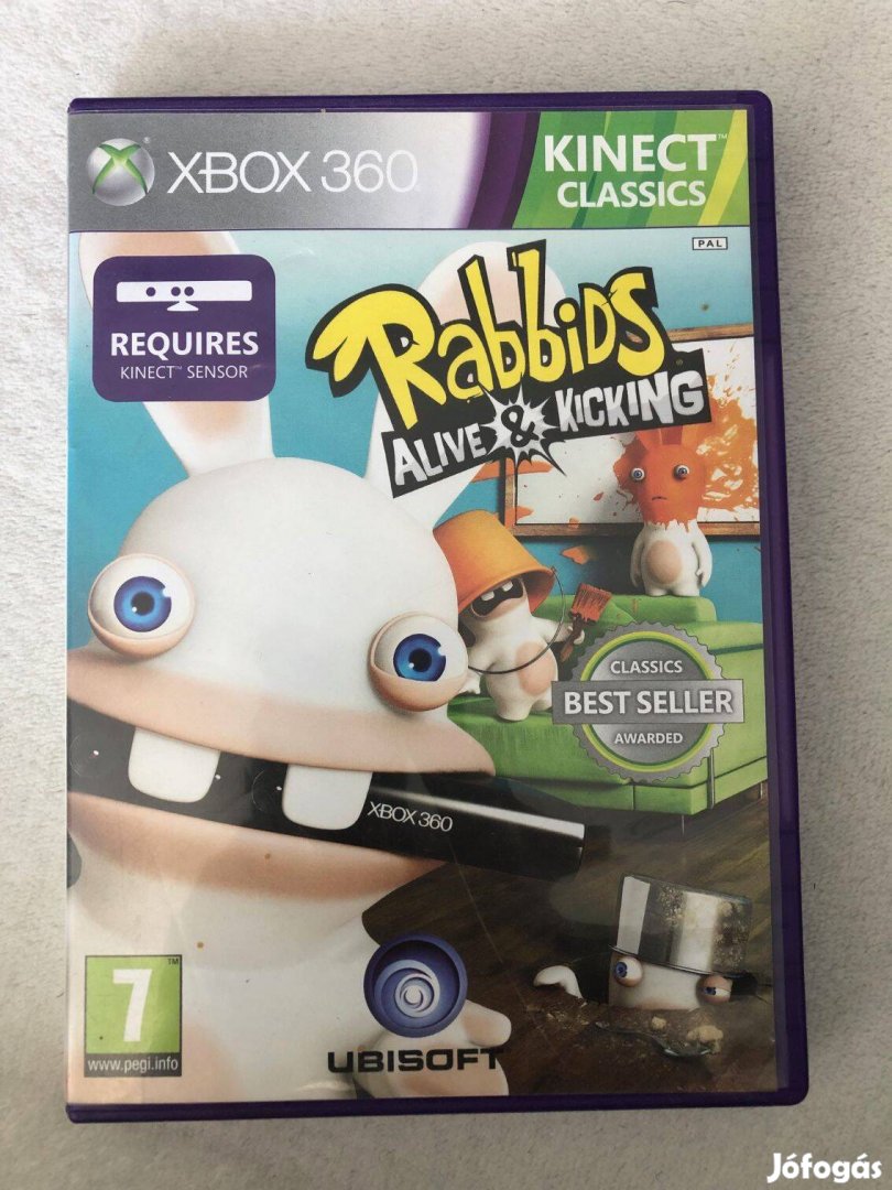 Rabbids Alive & Kicking Xbox 360 kinect játék