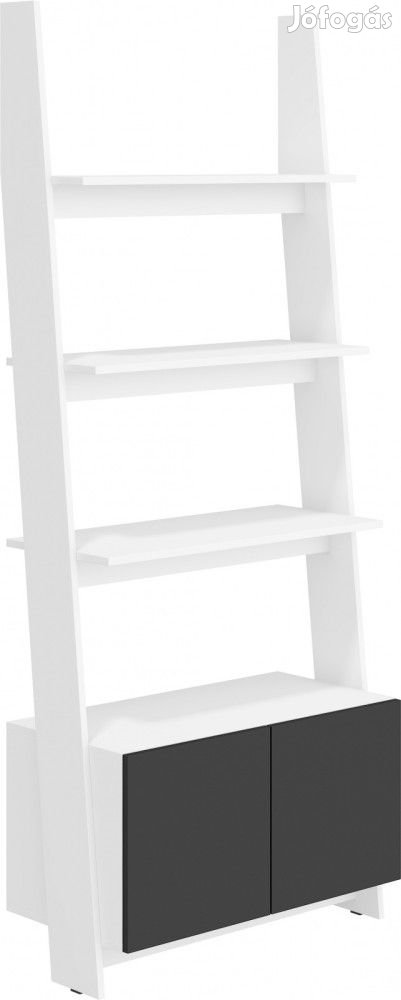 Rac-974 fehér könyvespolc