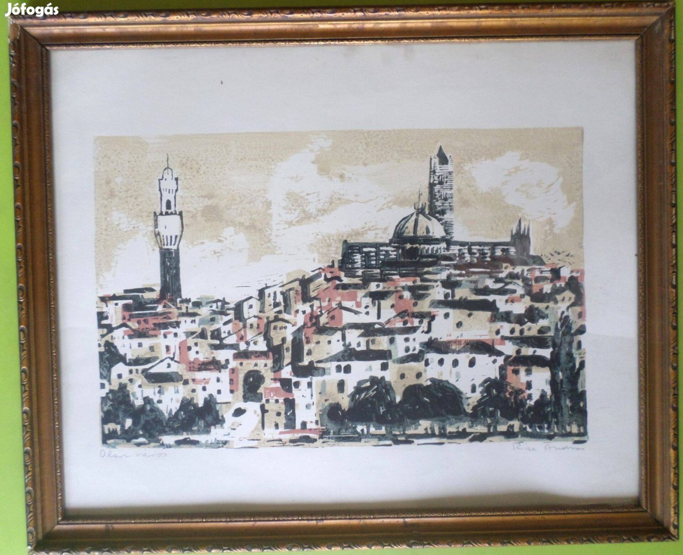 Rác András: Olasz város (Siena)