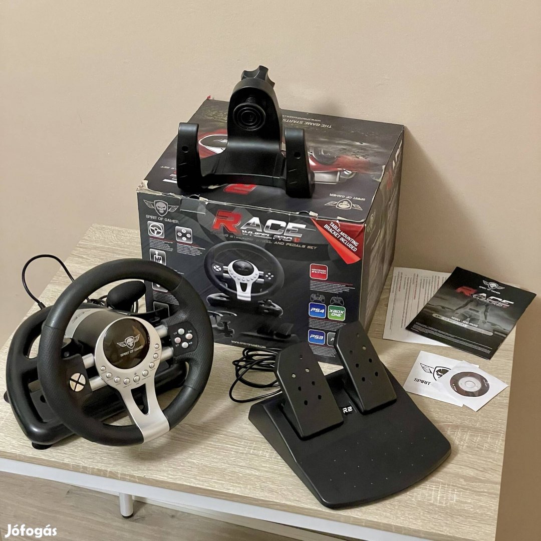 Race Wheel Pro 2 kormány - PS4, PS3, Xbox One, PC