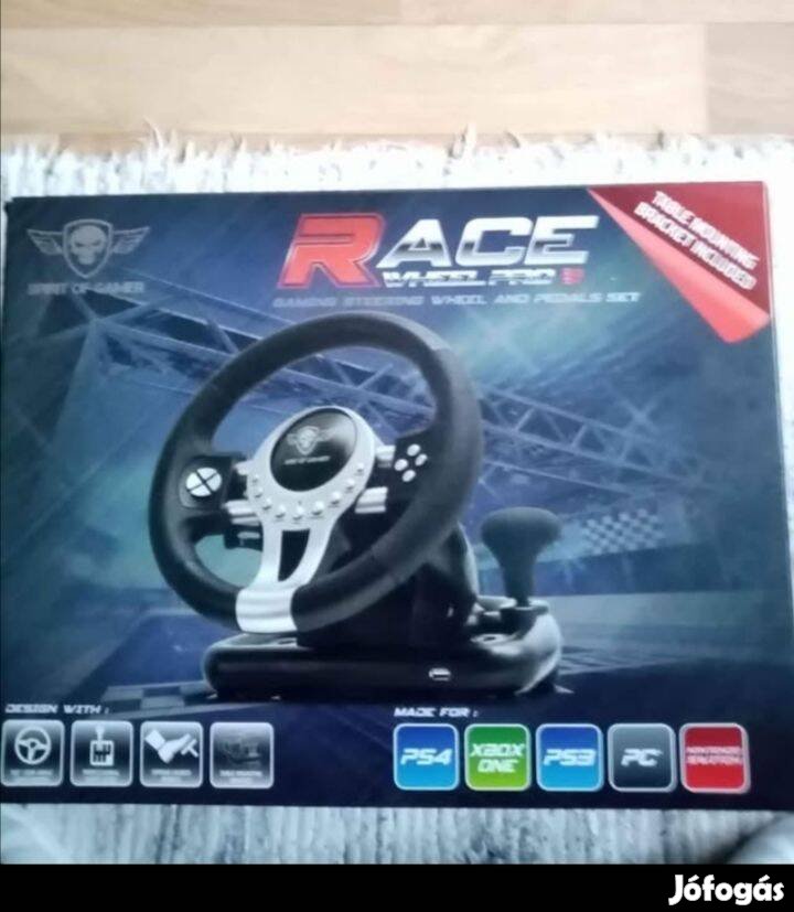 Race Wheel Pro 2 kormány és pedál