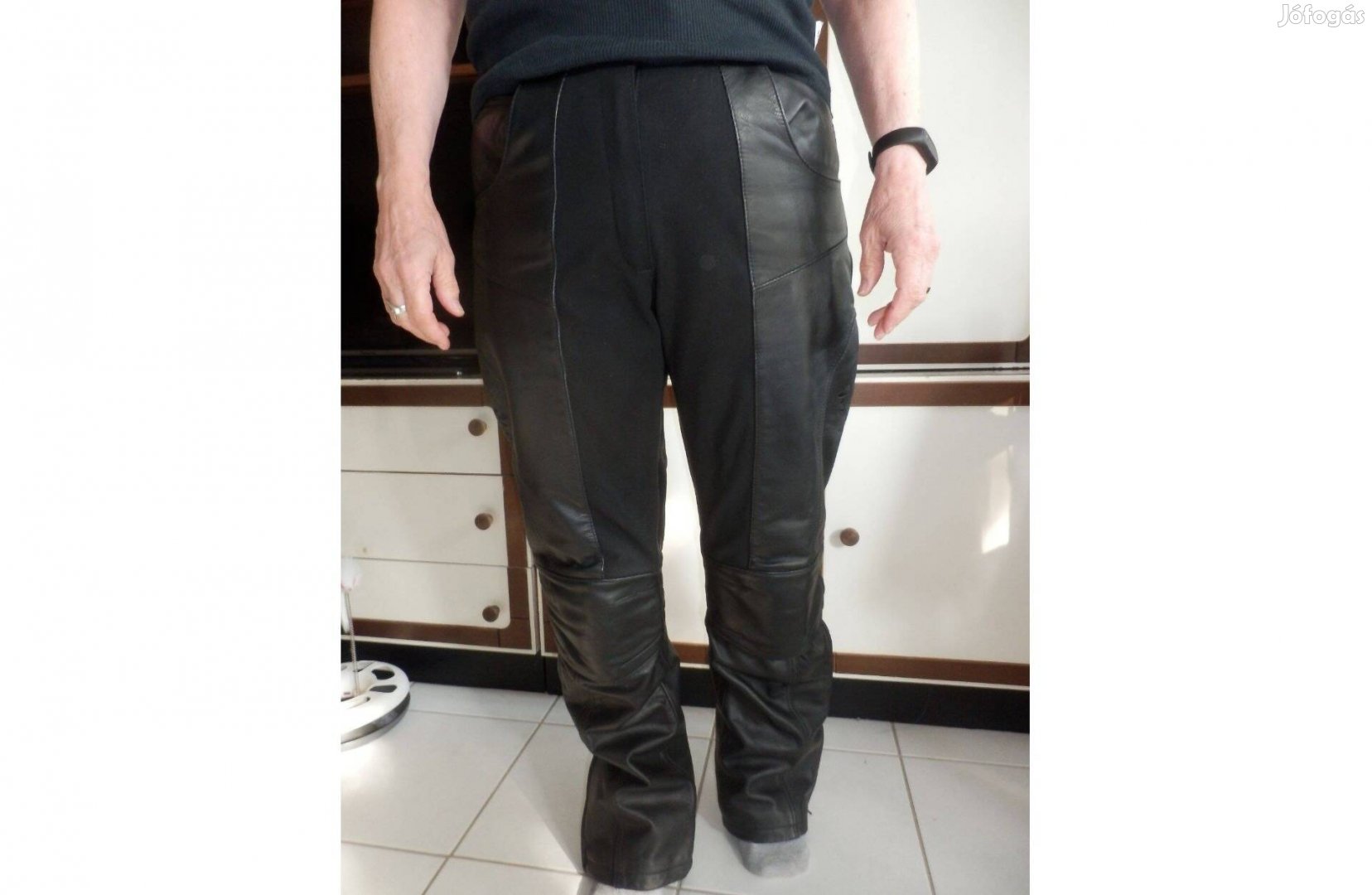 Racer salsa szövetbetétes bőr motoros nadrág női 40 méretű