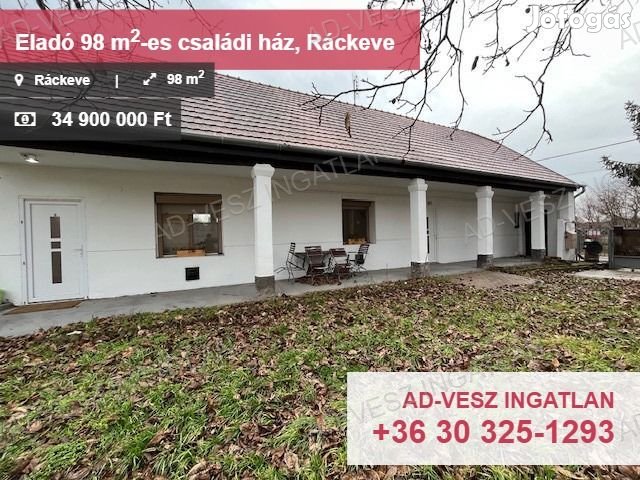 Ráckevén eladó egy hangulatos gangos parasztház.