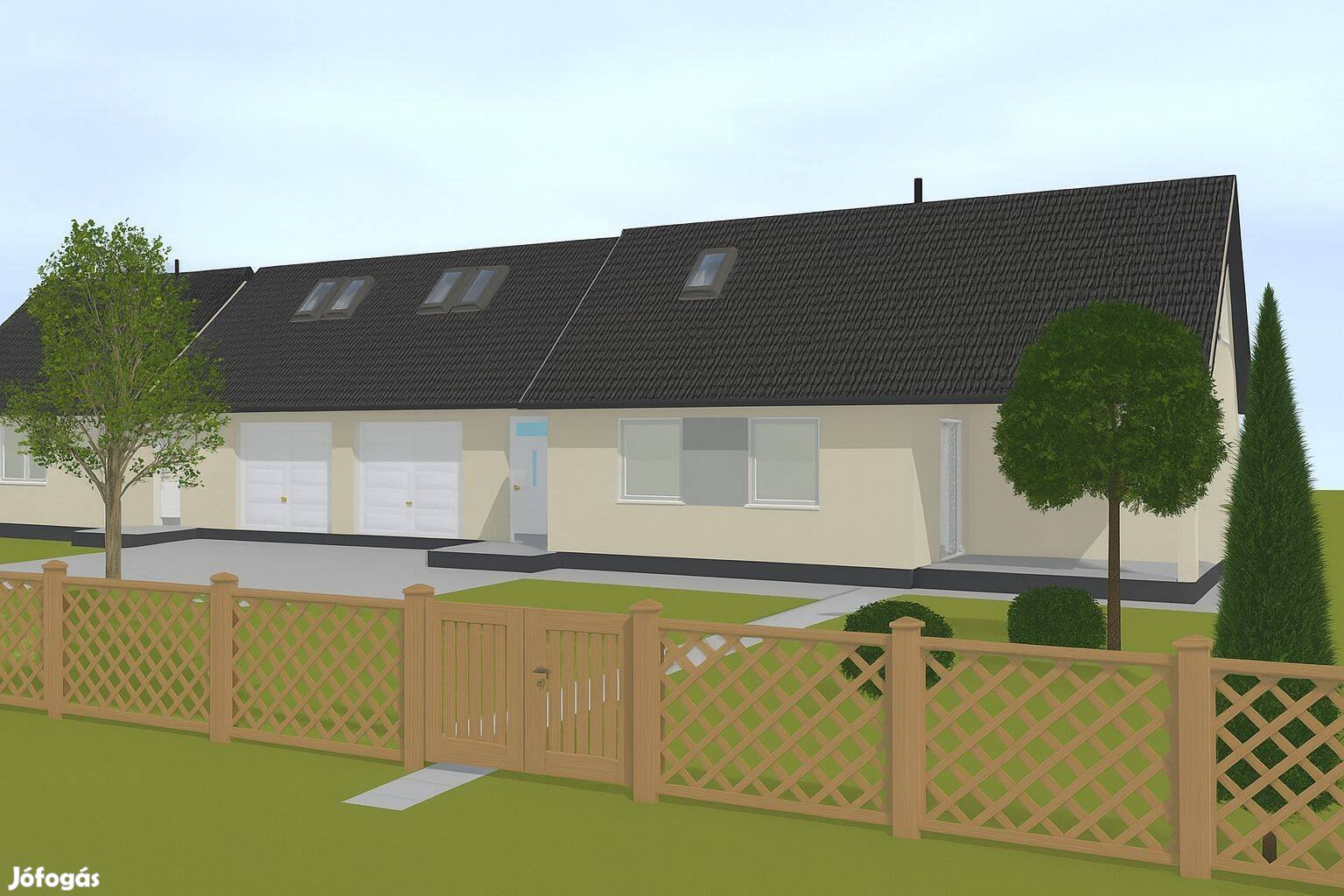 Ráckevén új építésű családi házak építése 2026-os kezdéssel