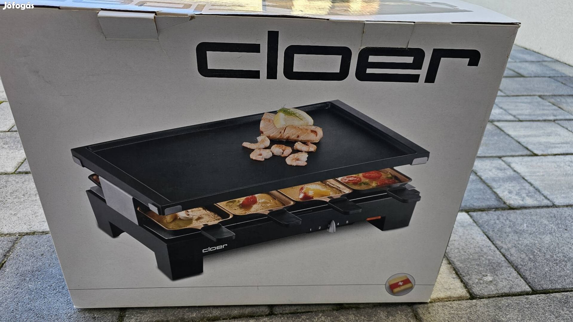 Raclette - grill sütő - elektromos