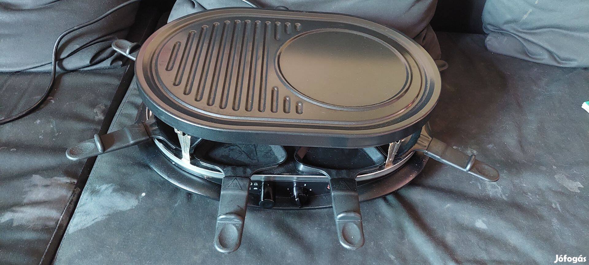 Raclette grill sütő 8 személyre