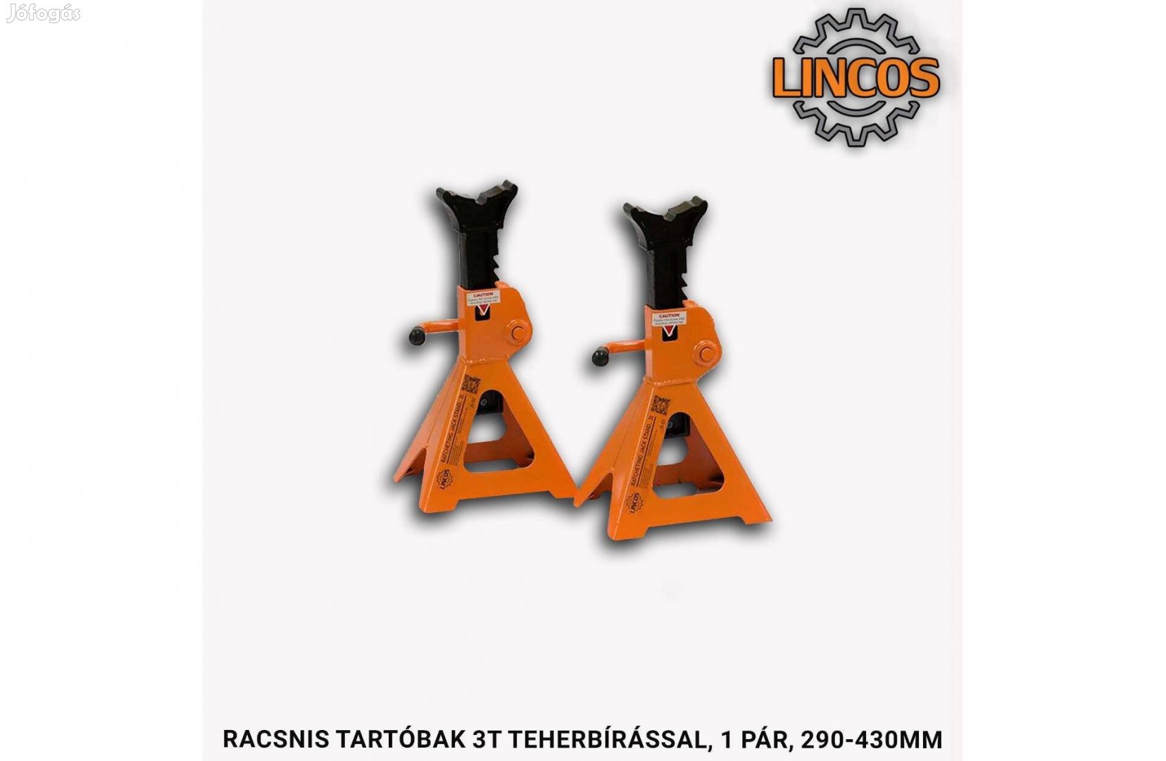 Racsnis tartóbak 3t teherbírással, 1 pár, 290-430mm JS-03 Lincos