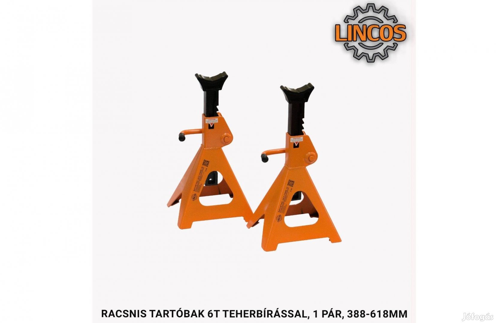 Racsnis tartóbak 6t teherbírással, 1 pár, 388-618mm JS-06 Lincos