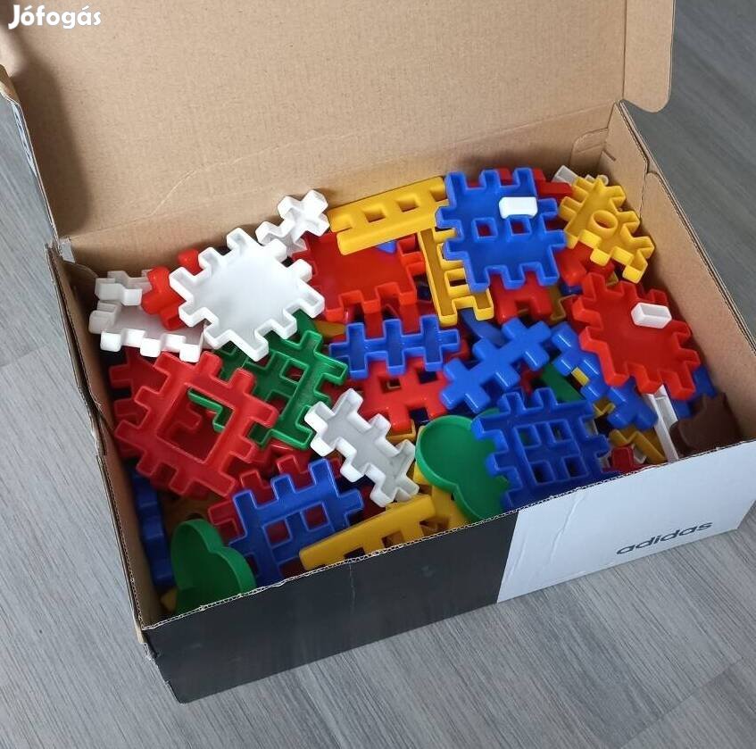 Rácsos kirakó puzzle párosító fejlesztő építő-tanuló játék 