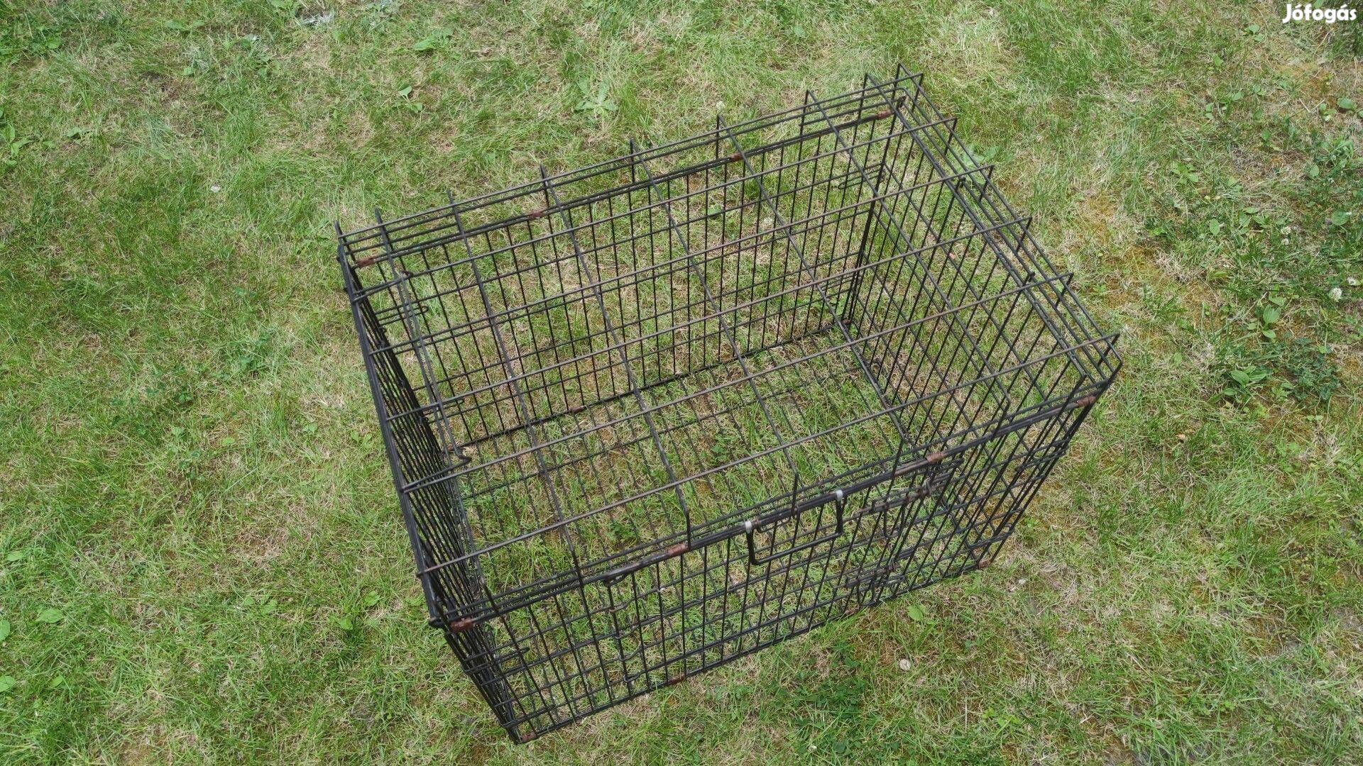 Rácsos kutyaszállító box