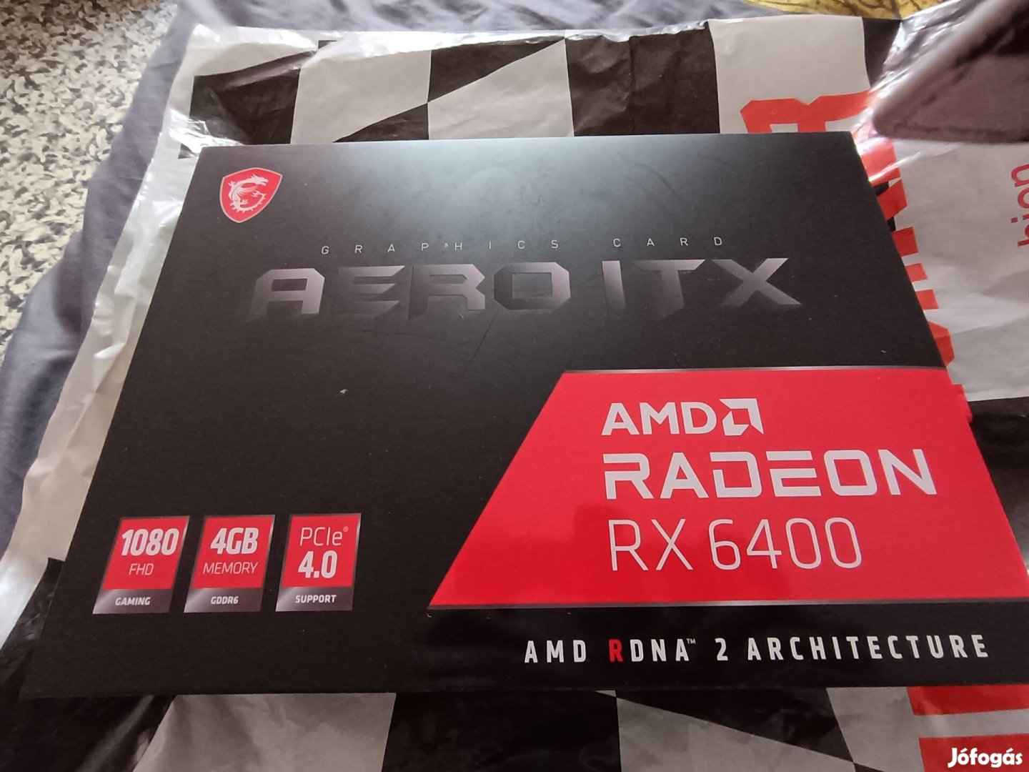 Radeon RX 6400 videó kártya 