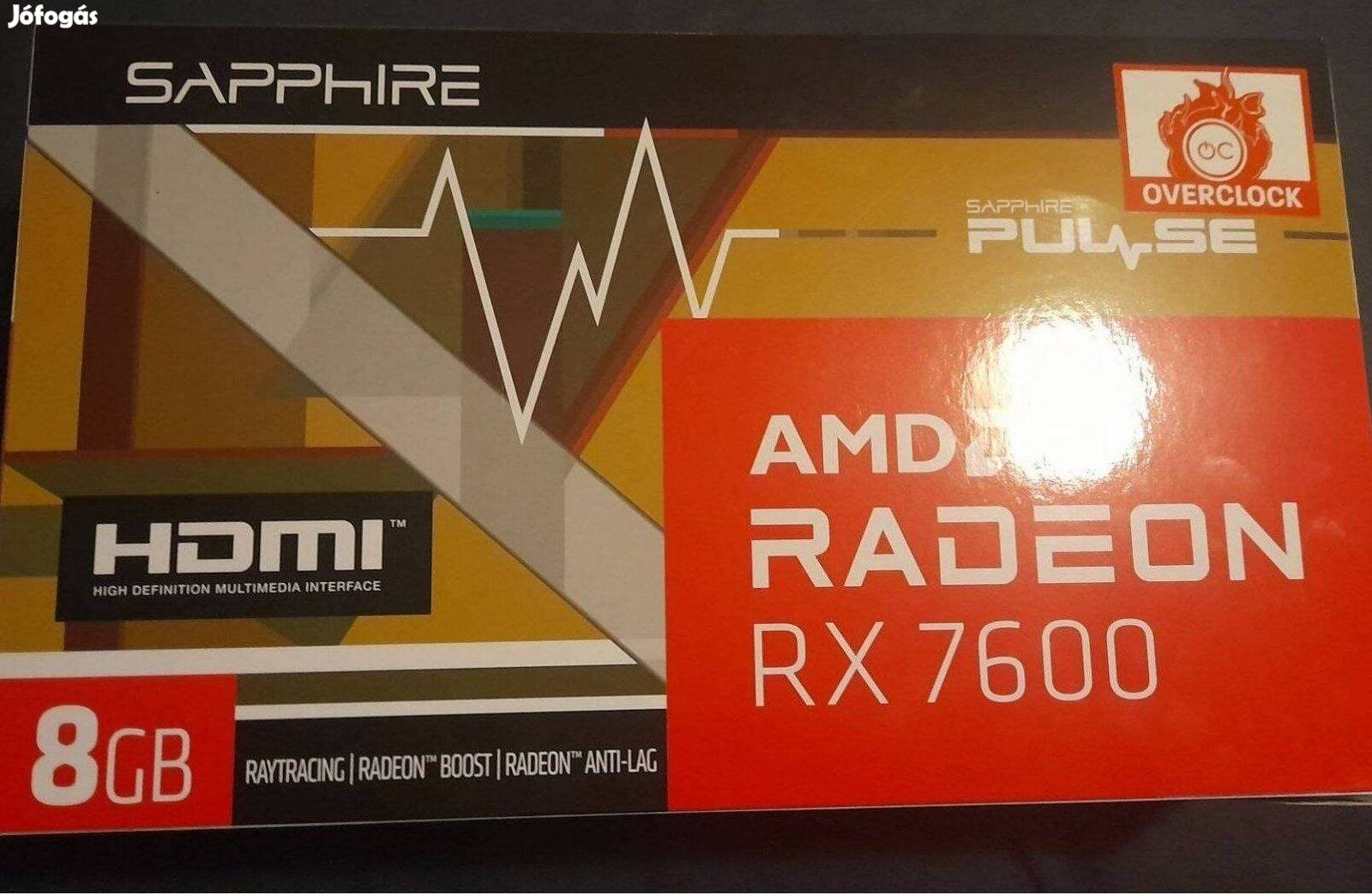 Radeon RX 7600 8GB OC videókártya - Garanciás