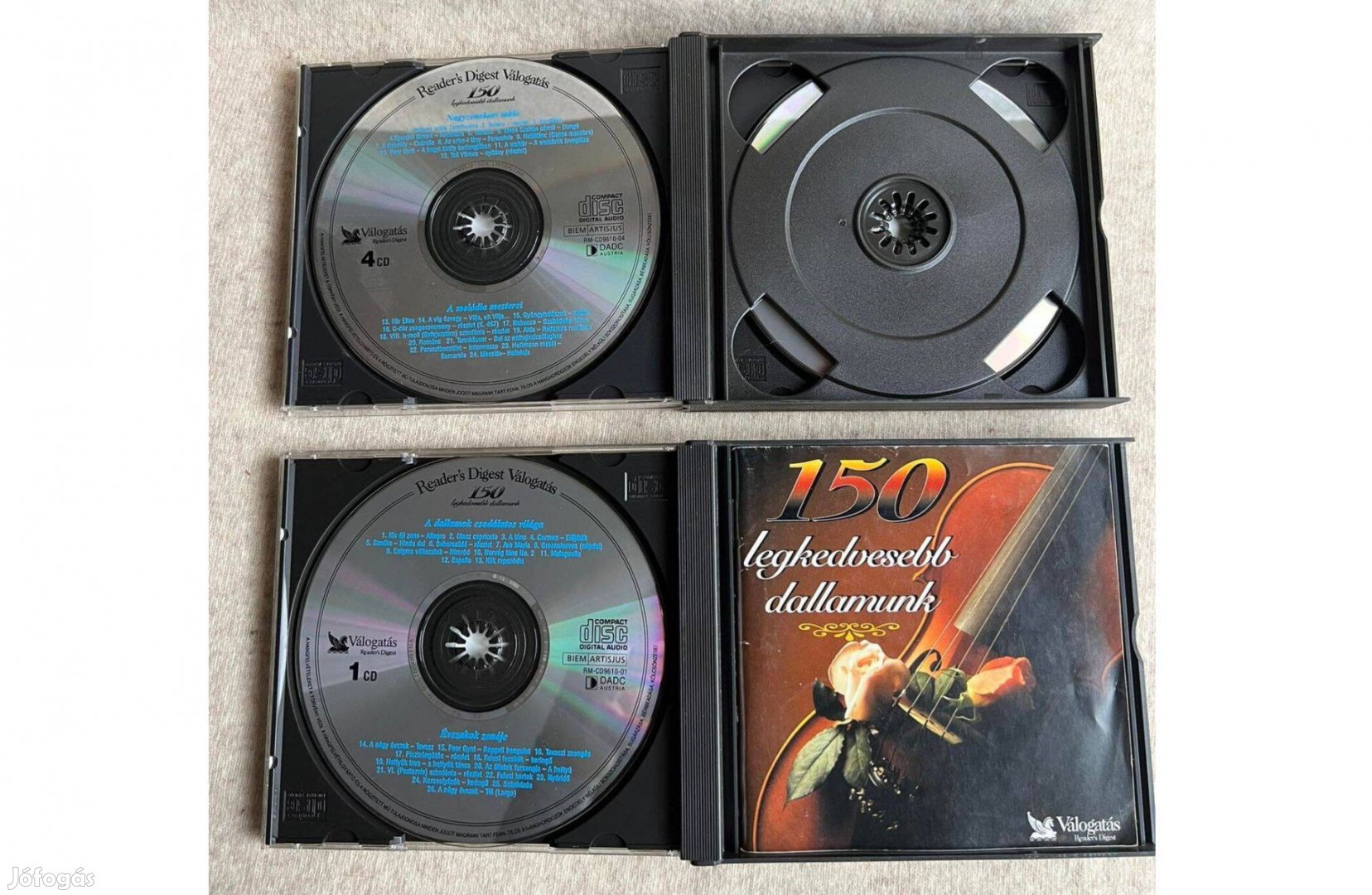 Radgers Digest 150 legkedvesebb dallamunk 1.-2 CD
