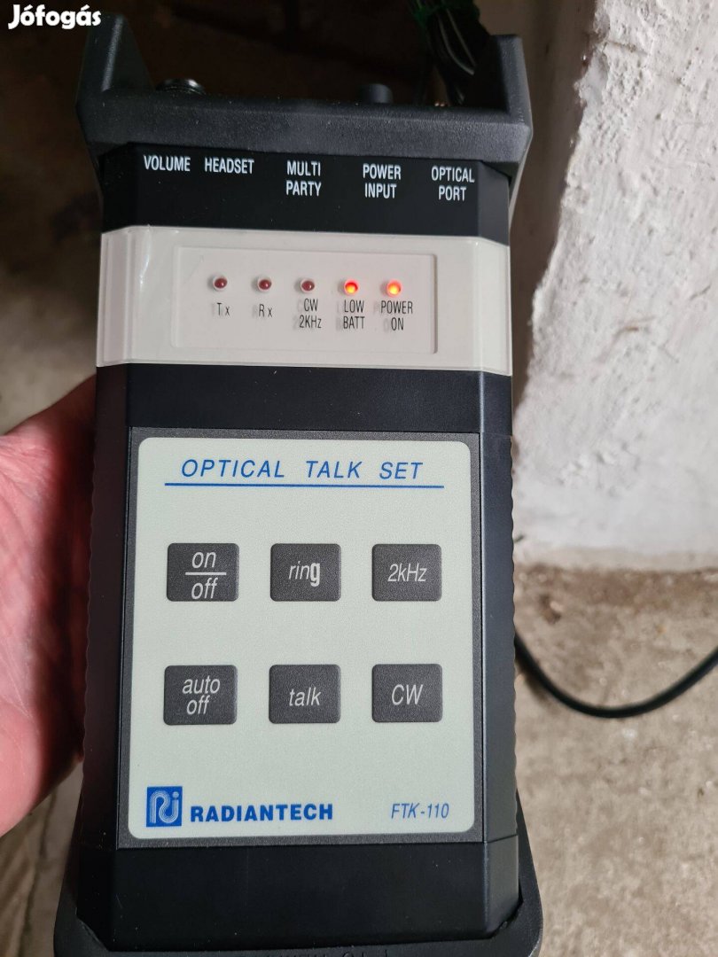 Radiantech FTK-110 Optical Talk Set + használati utasítás