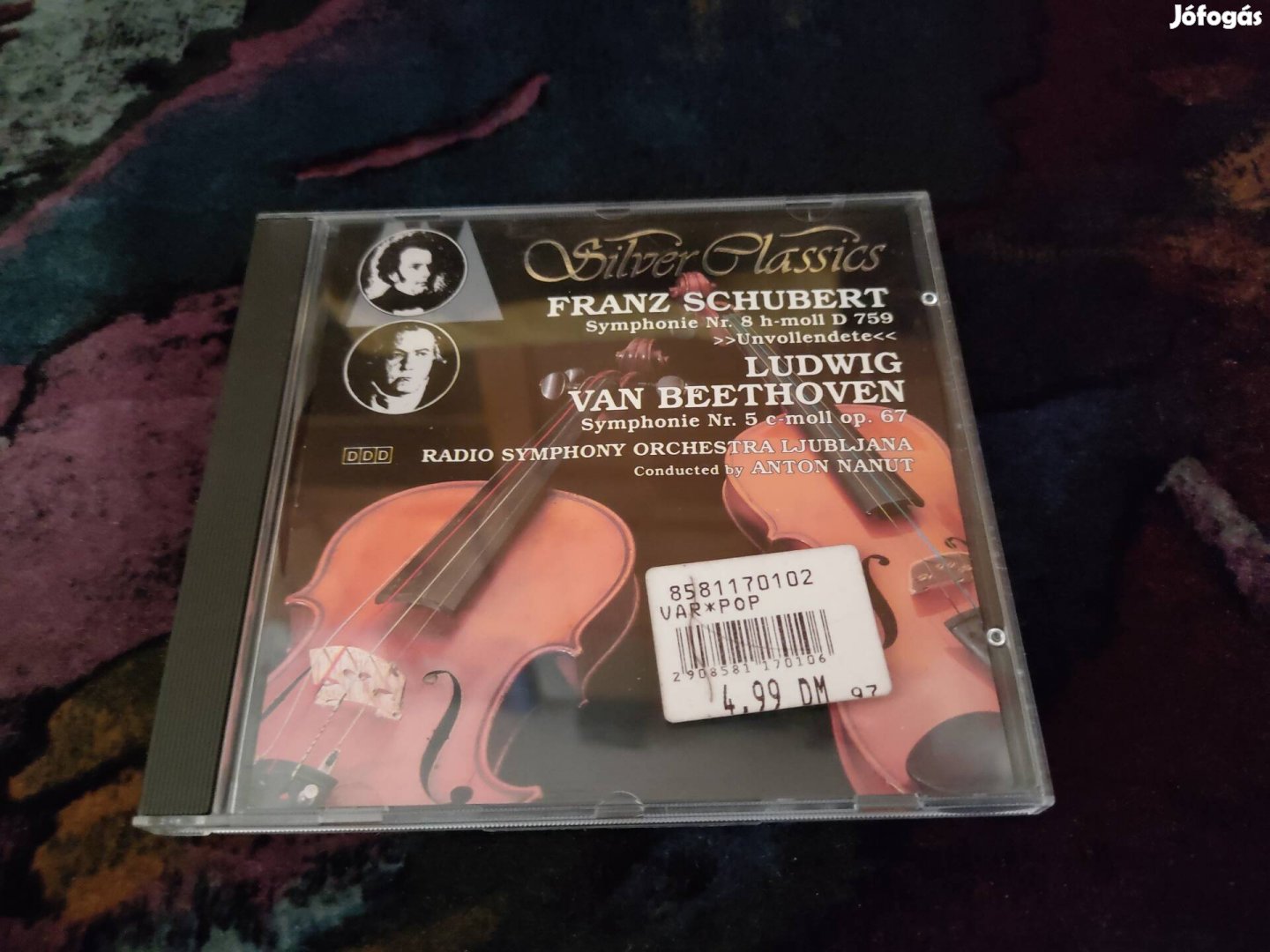 Radio Symphony Orchestra  Ljubljana -  Schubert /Beethoven művek CD 