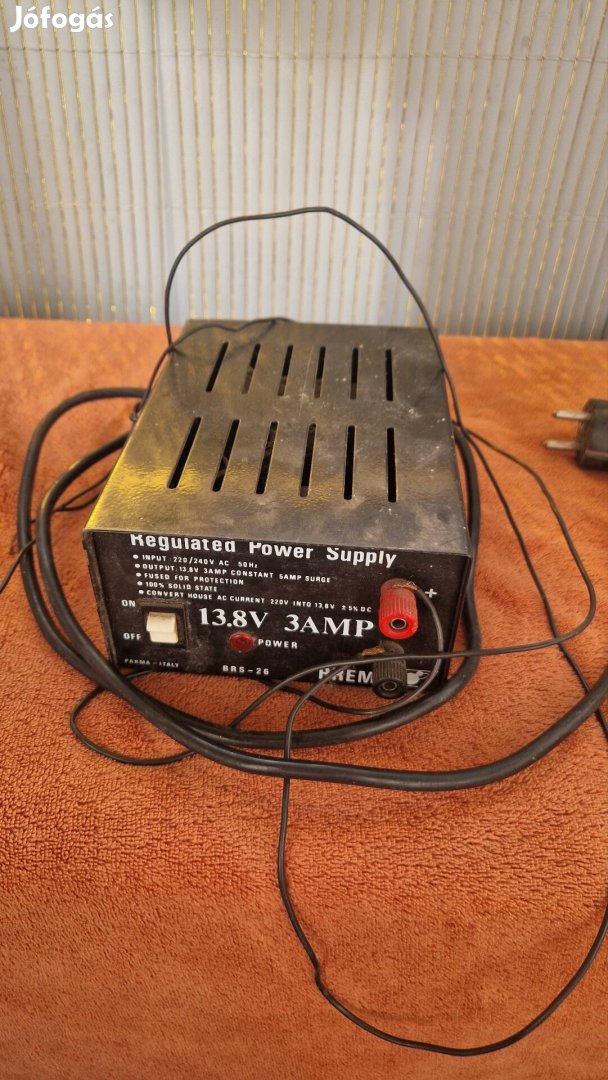 Rádió tápegység, Labor tápegység 13.8V 3AMP