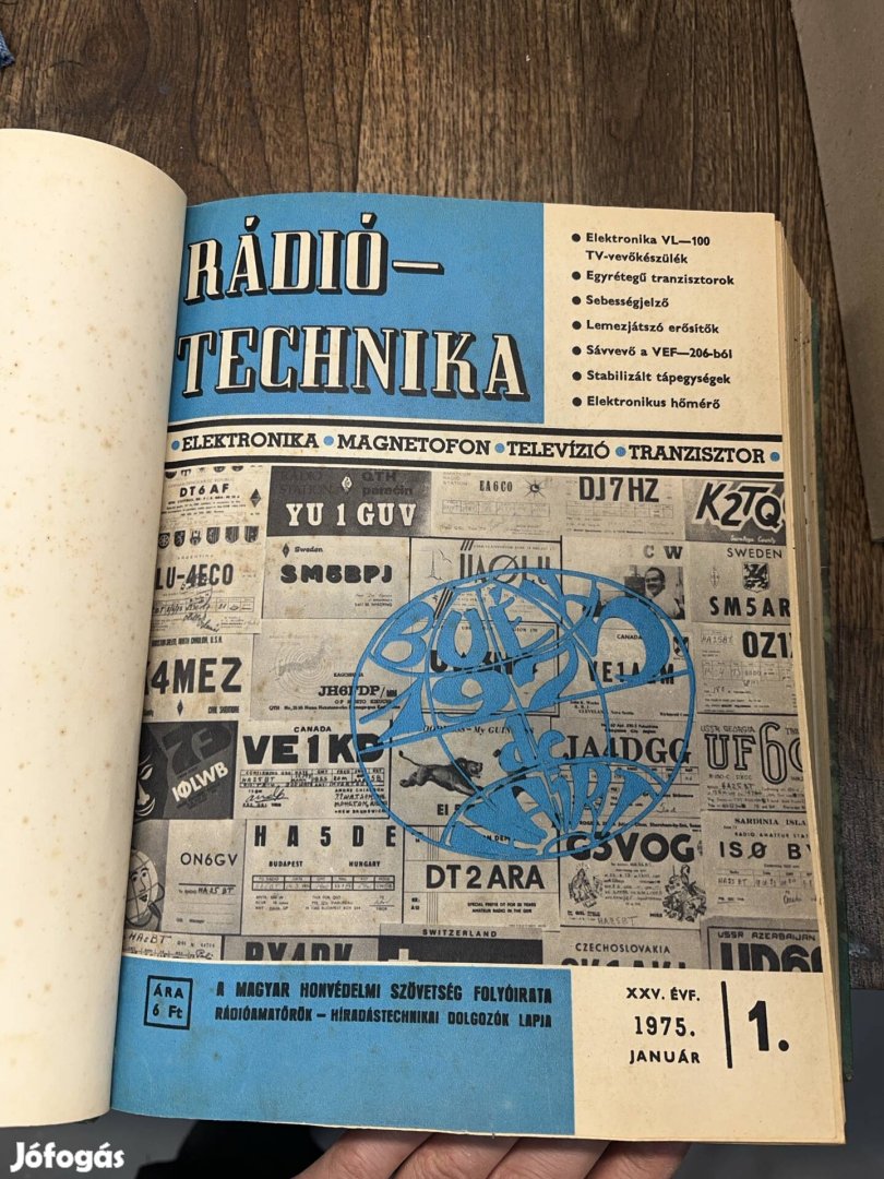Rádió technika évkönyv újság gyűjtemény  