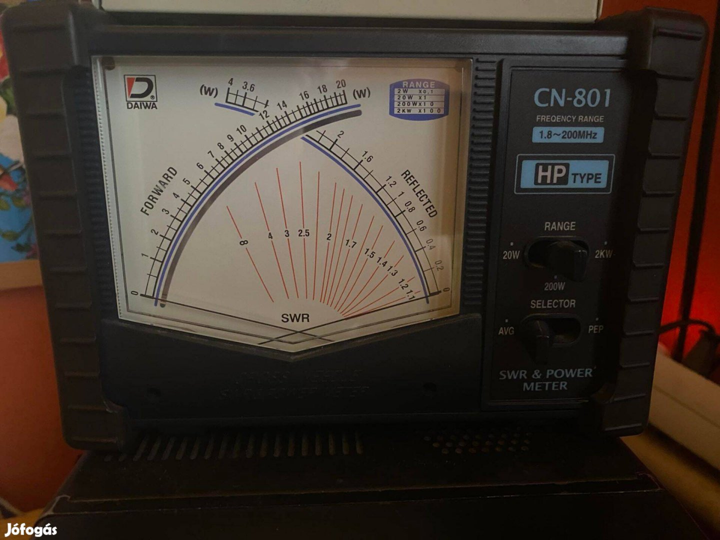 Rádióamatőr SWR mérő Daiwa CN-801 1,8-200MHz 2kW