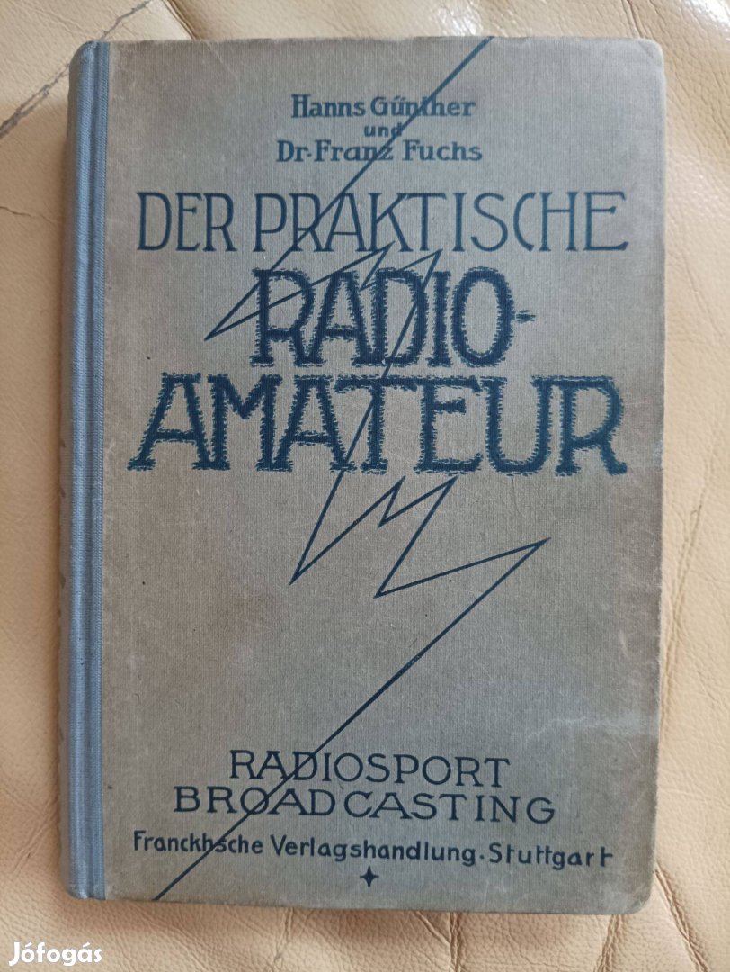 Rádióamatőr kézikönyv 1924-ből német nyelven