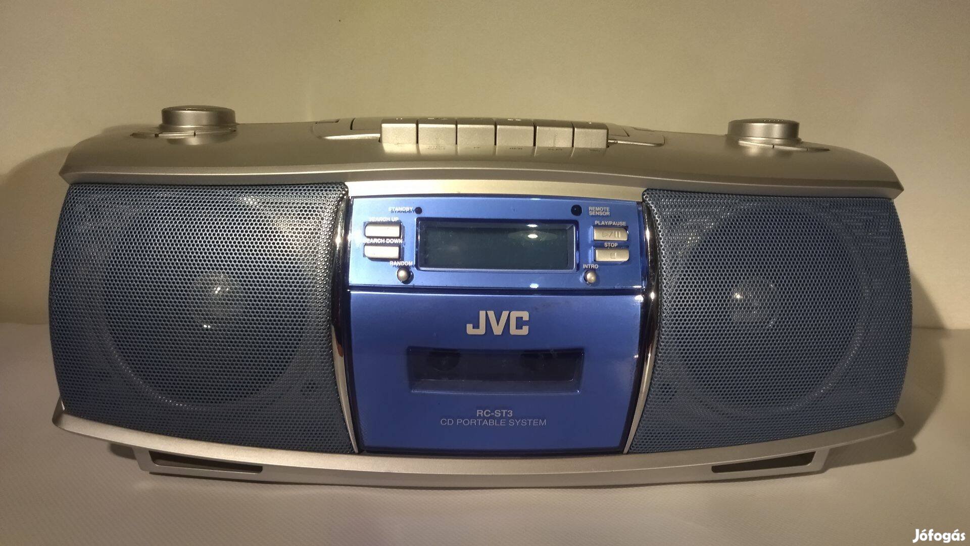 Rádiós Magnó Boombox JVC RC-ST3 CD-s Magnó Rádiós