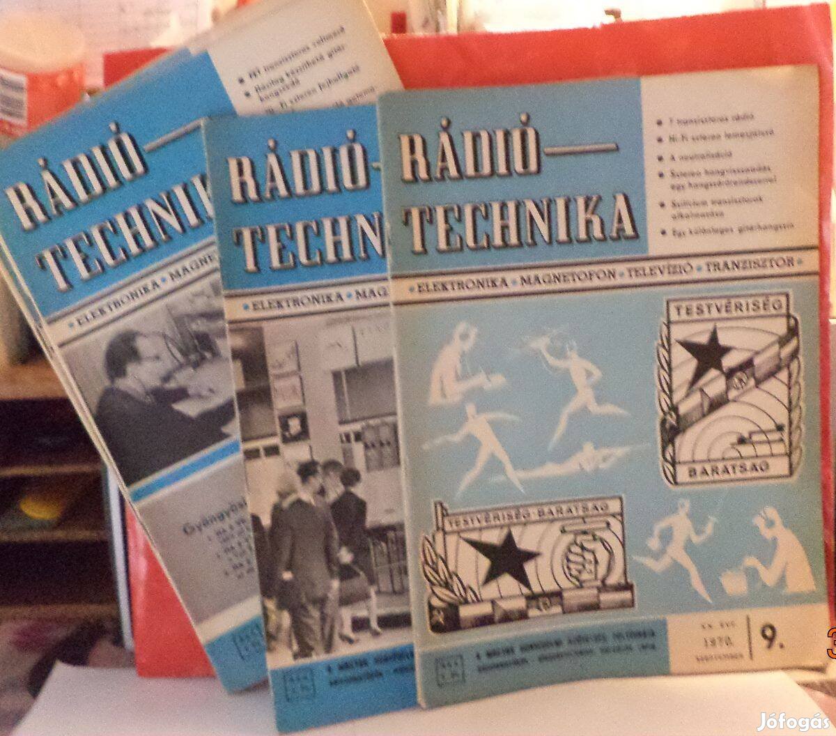 Rádiótechnika Magazin 1963 - 1995 / 275 db