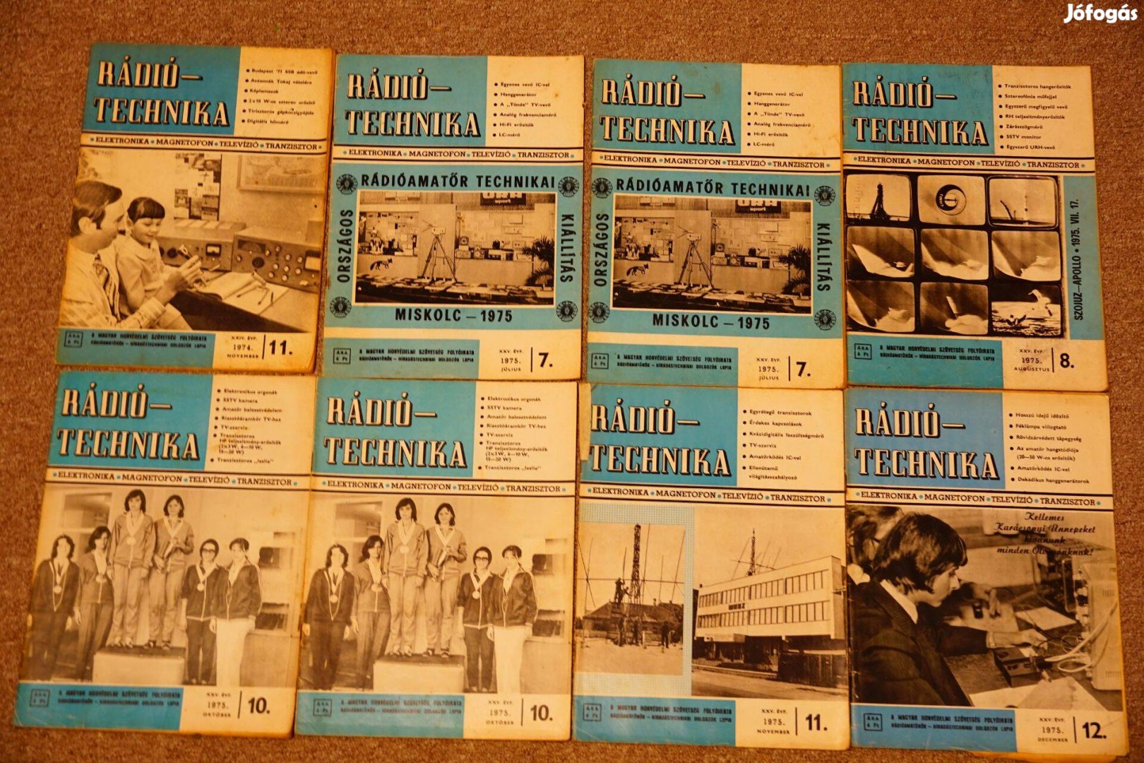 Rádiótechnika folyóirat 1970, 80 és 90-es évek 185 db 15.000 Ft