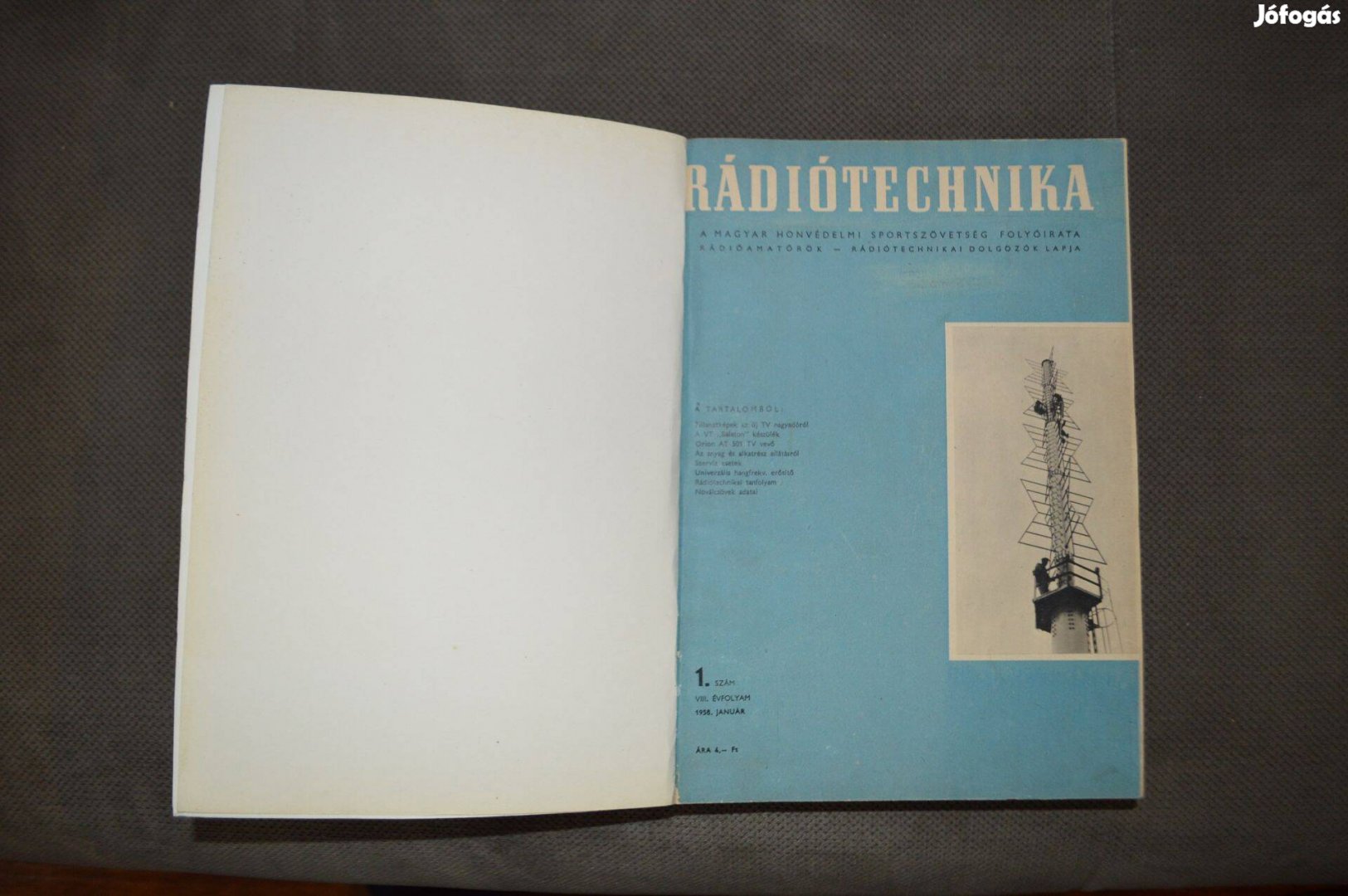 Rádiótechnika folyóirat hiánytalan 1958-1991, évkönyv 1968-1992