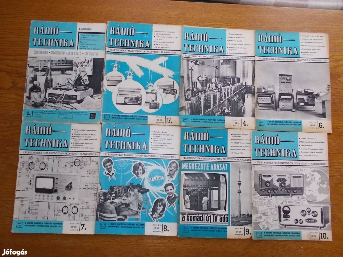 Rádiótechnika lapszámok a 60, 70 , 80-as évekből