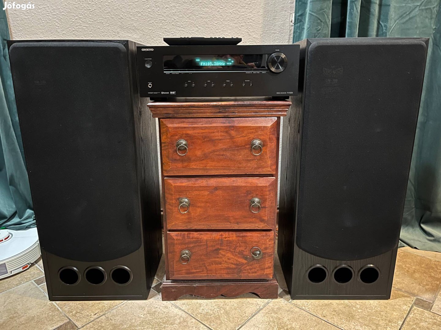 Radiotecnica SM-300 hangfal + Onkyo TX-8220 erősítő