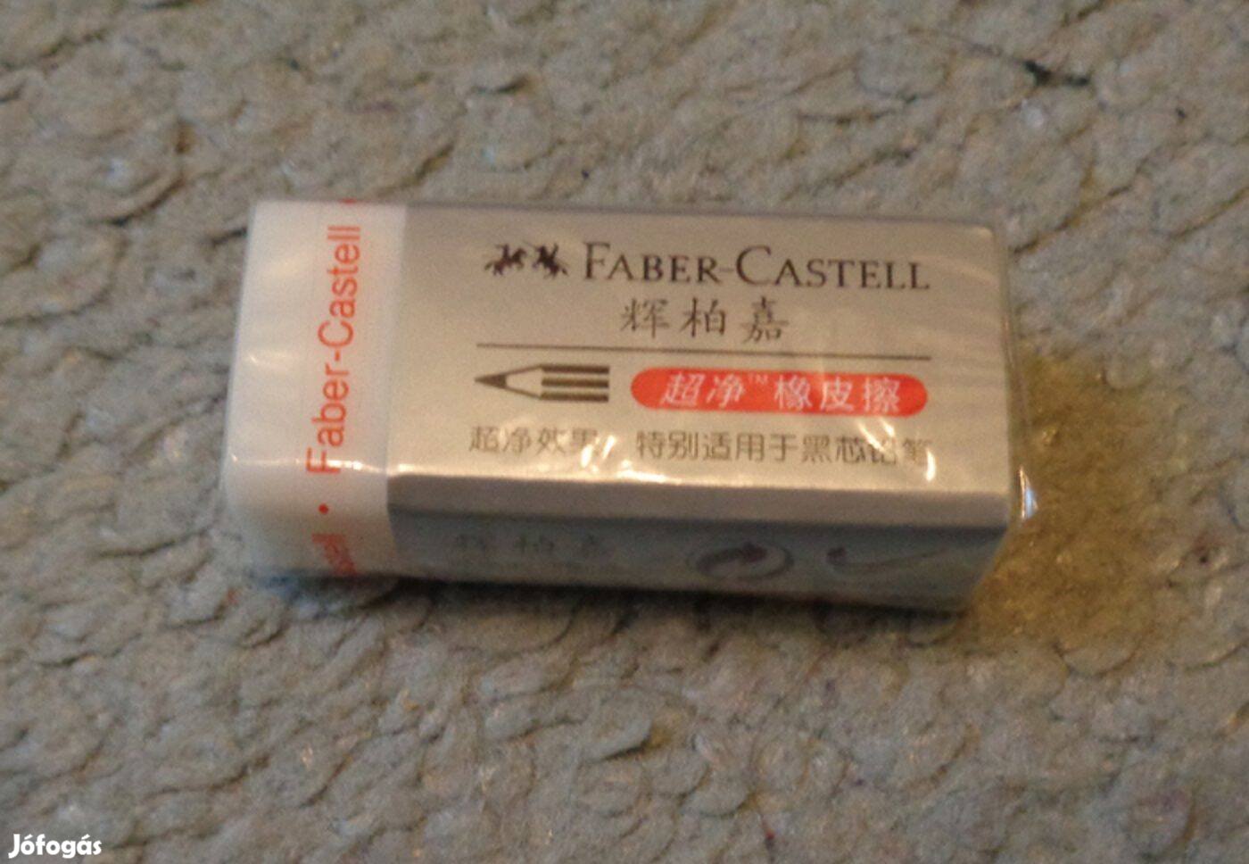 Radír: Faber-Castell (ezüst) radír