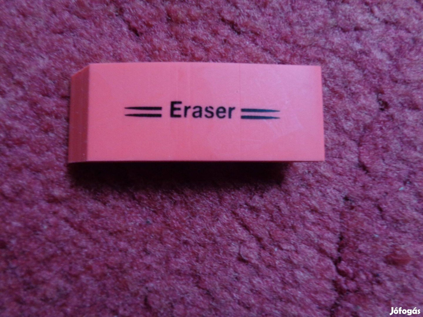 Radír: Rózsaszín eraser radír