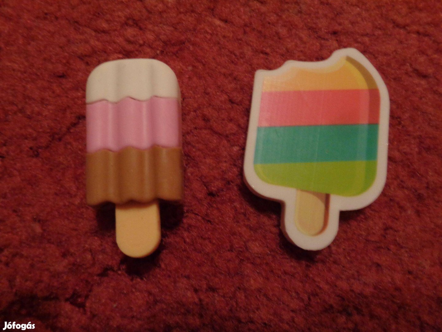 Radírok 2 féle fagylalt radír 400ftdb