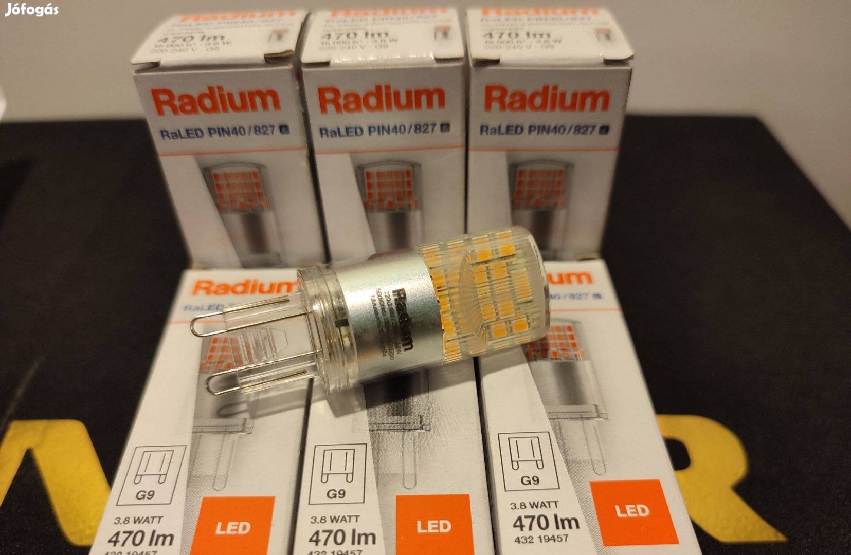 Radium LED izzó égő G9 foglalat 3,8W = 40W (meleg fehér) Új