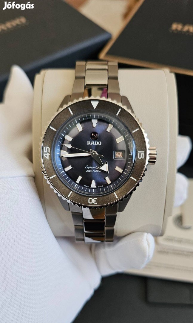 Rado Captain Cook High-Tech Ceramic Diver R32144202 új, 5