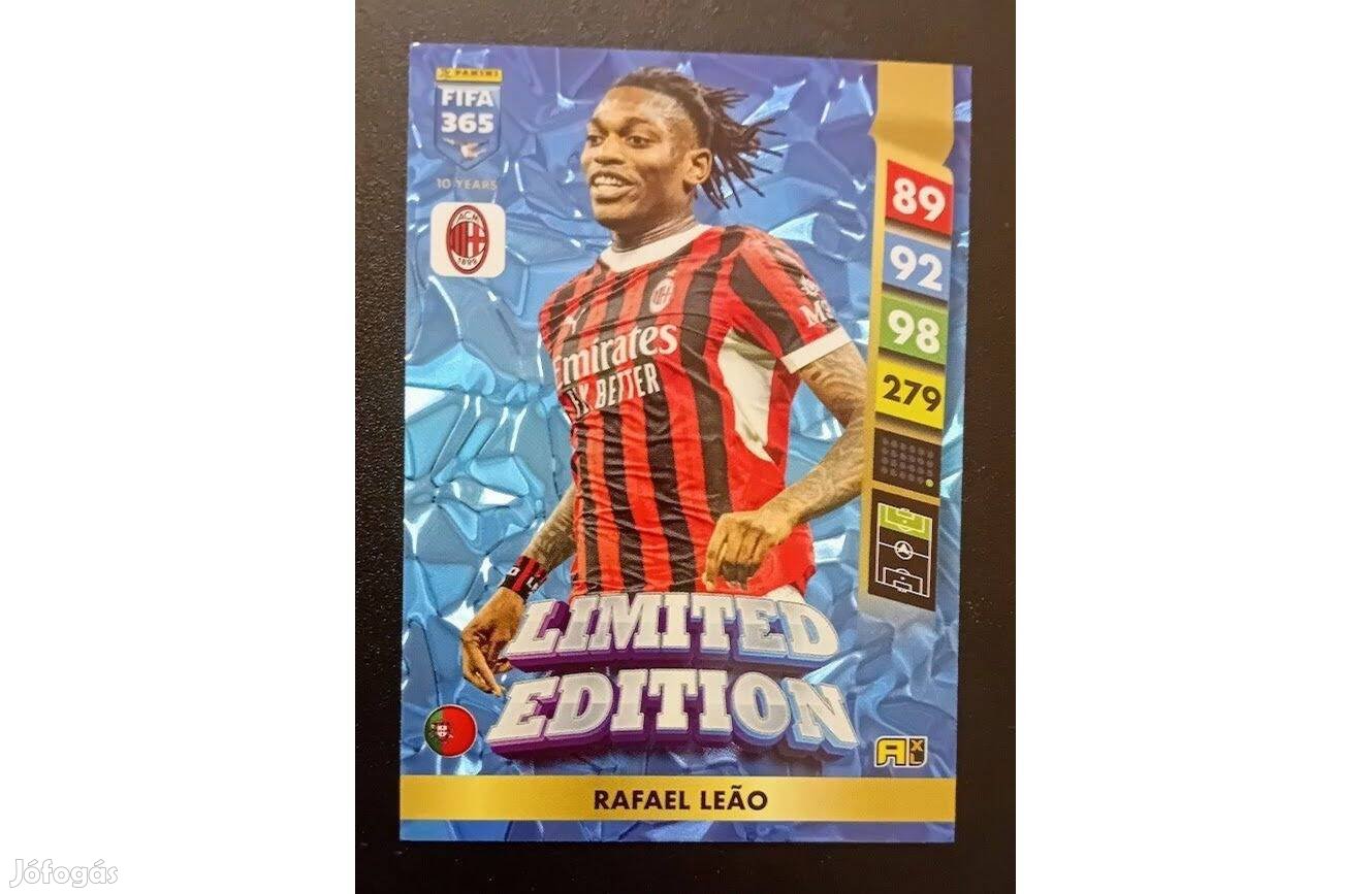 Rafael Leao AC Milan Limited Edition focis kártya Panini FIFA 2025