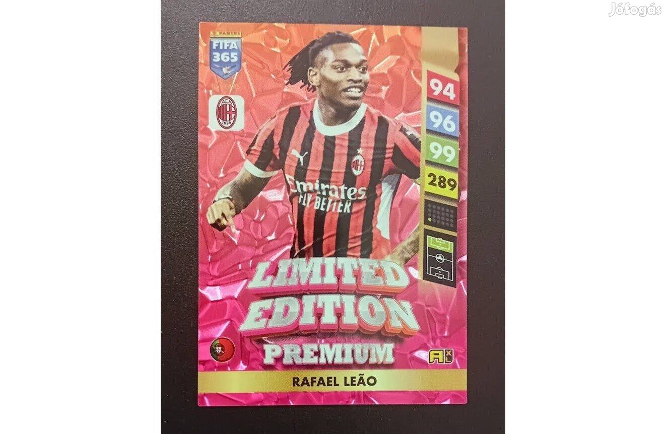 Rafael Leao AC Milan Premium Limited focis kártya Panini FIFA 2025