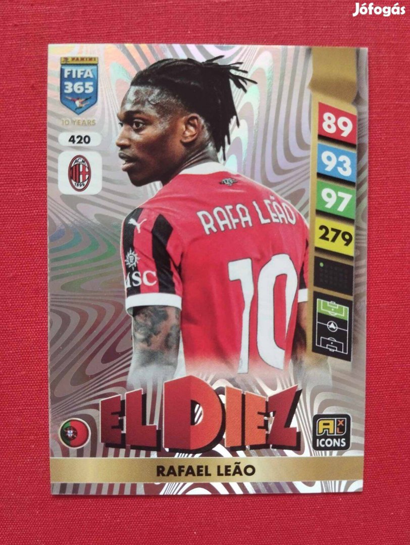 Rafael Leao (Milan) FIFA 365 2025 Icon El Diez focis kártya