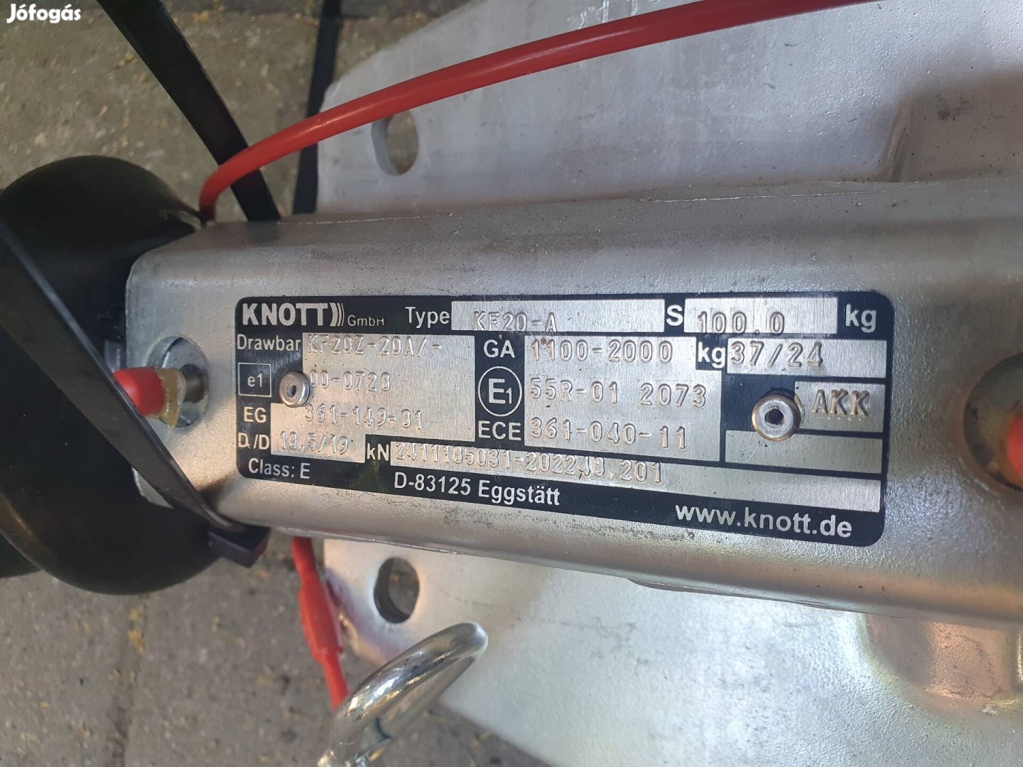 Ráfutófék Knott Kf 20 A