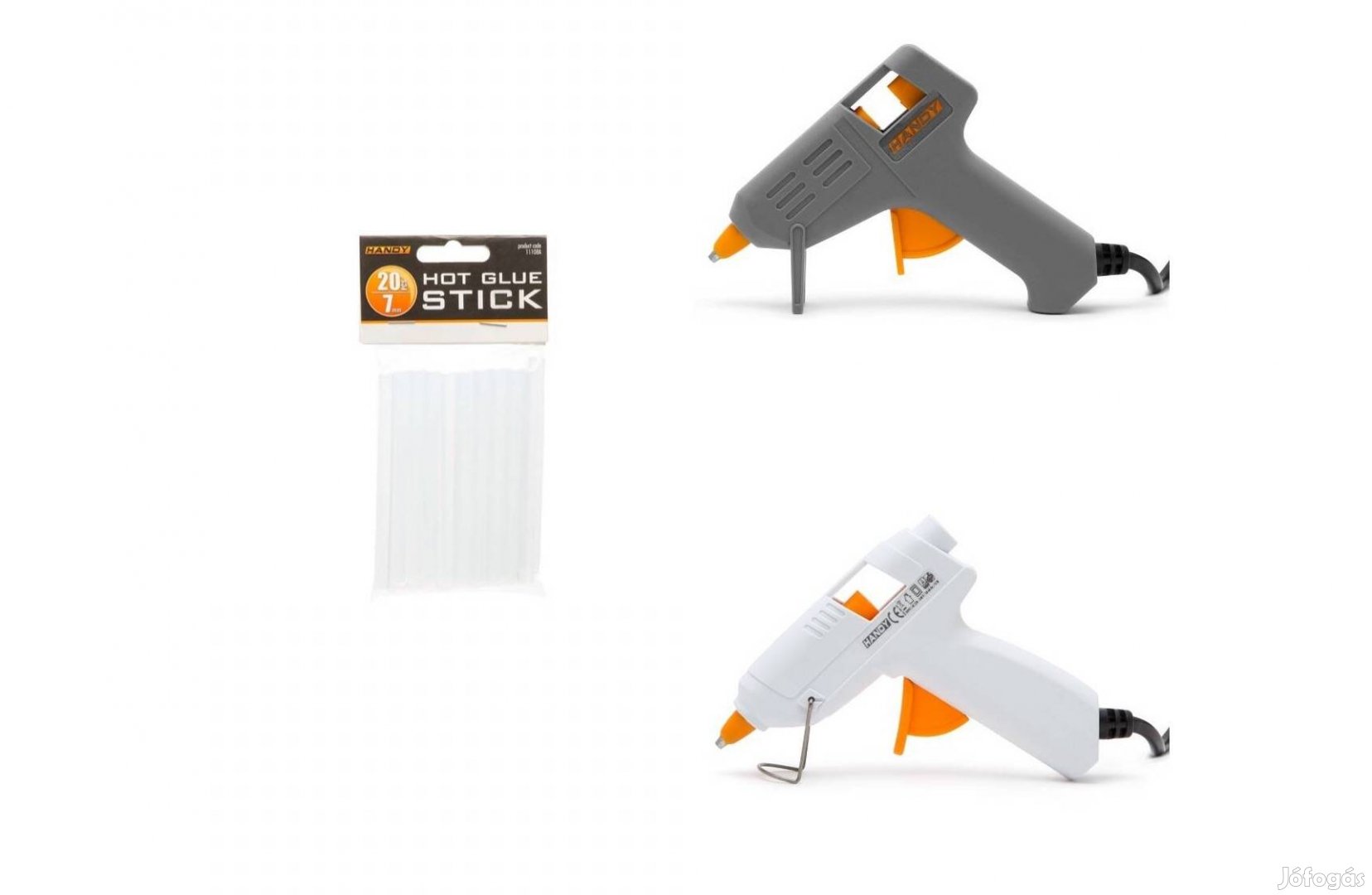 Ragasztópisztoly Hálózati 165-180C 15W ragasztó pisztoly