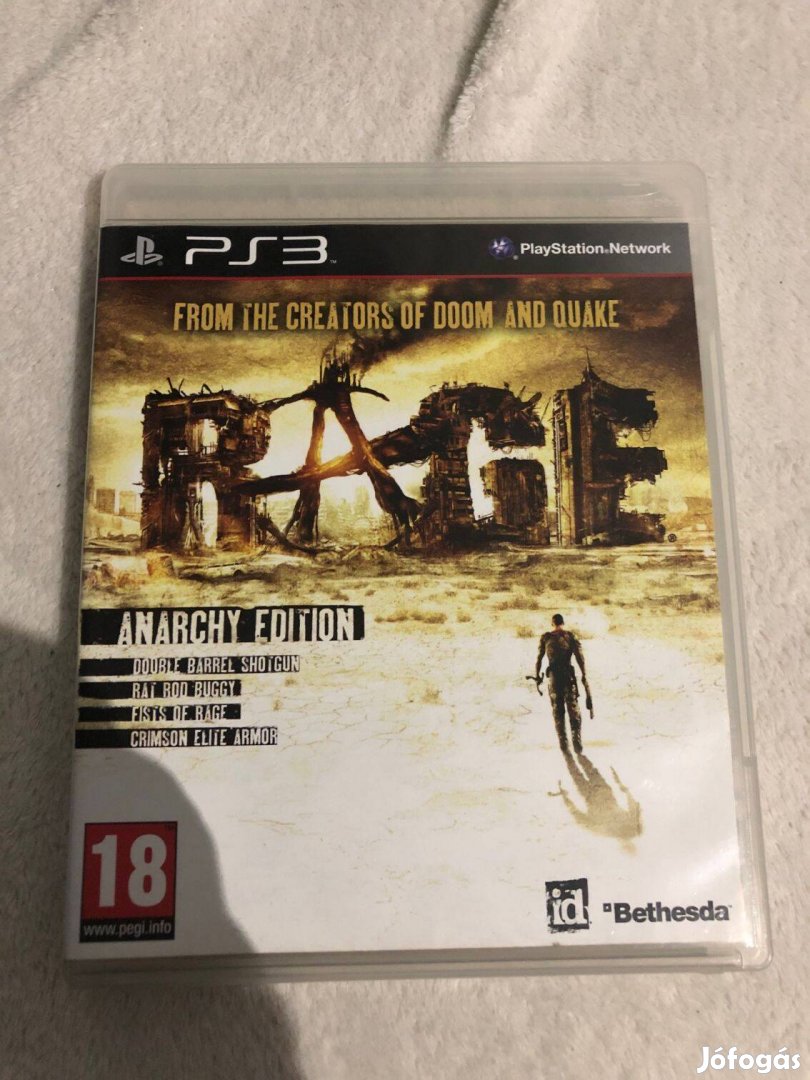 Rage Ps3 Playstation 3 játék