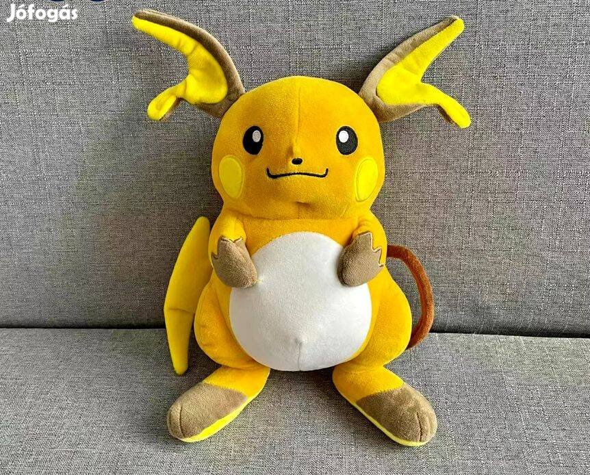 Raichu pokémon plüss 24cm Új számlával Pokemon