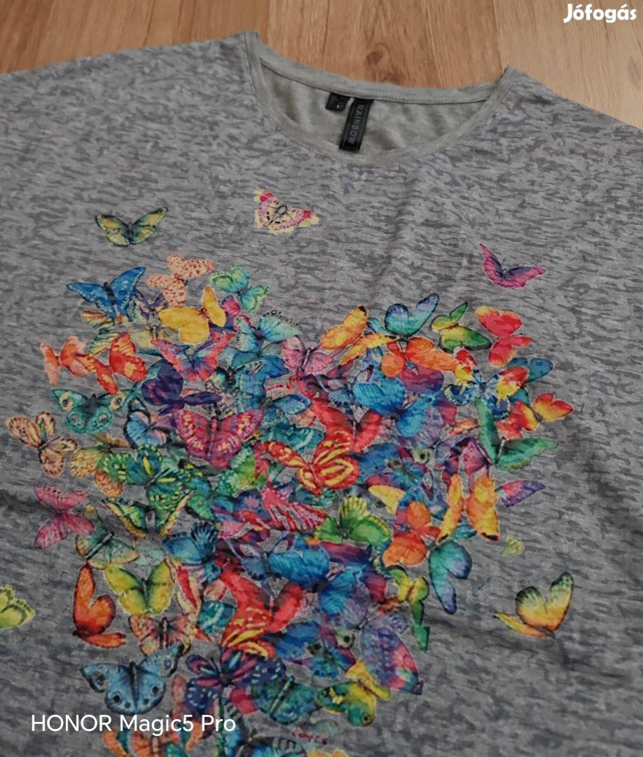 Rainbow pillanhós női póló