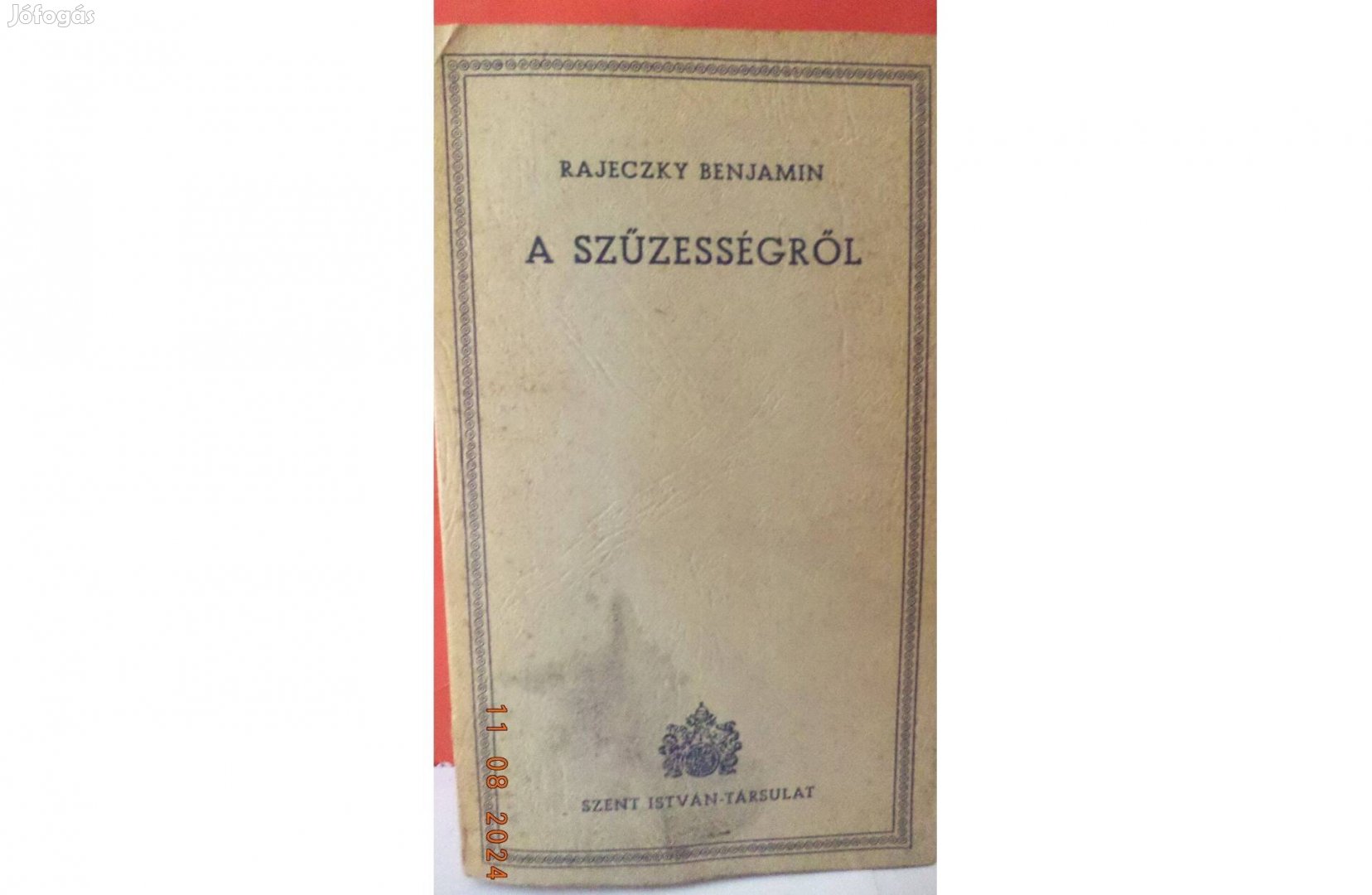Rajeczky Benjamin: A szüzességről