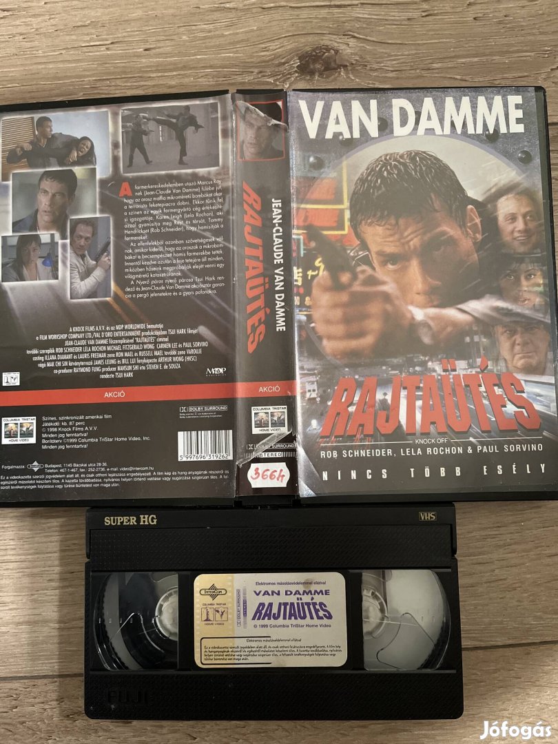 Rajtaütés vhs 