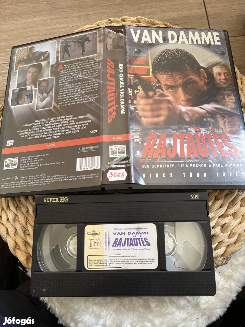 Rajtaütés vhs.  