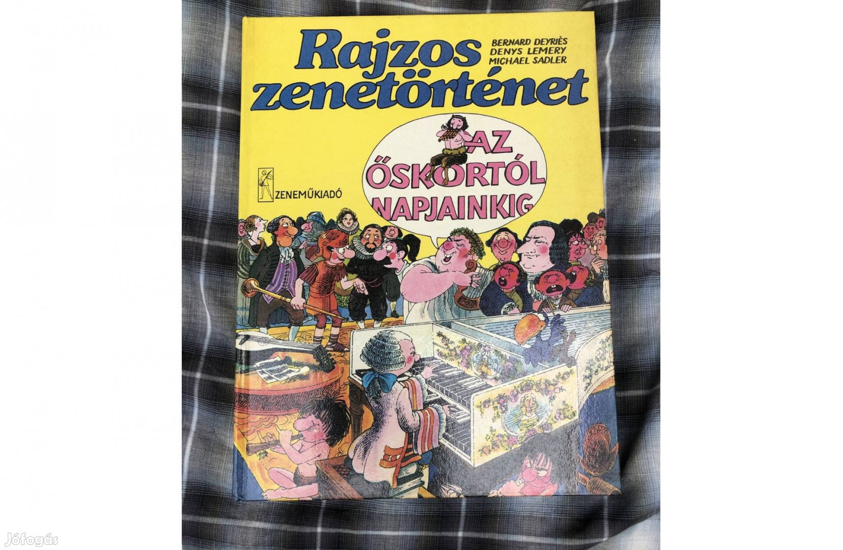 Rajzos zenetörténet ,Retró gyerekkönyv 1200 Ft