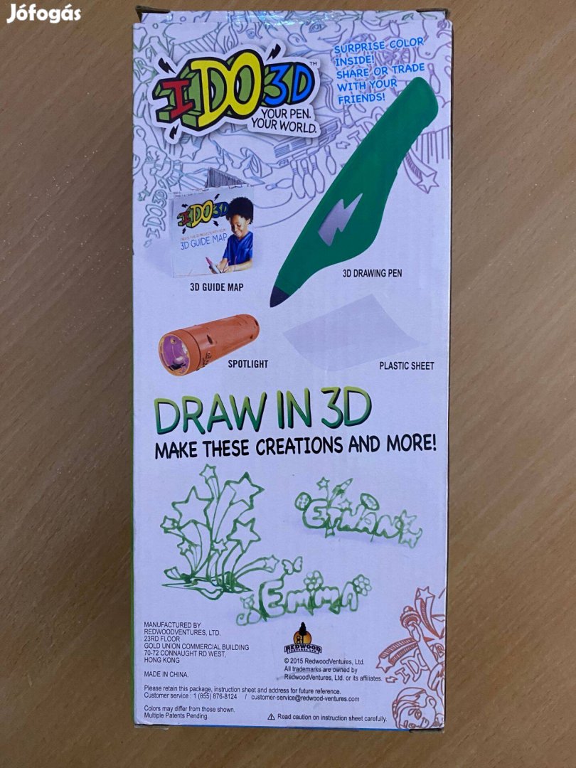 Rajzszett draw in 3d (Ido3D 3D) kreatív játék