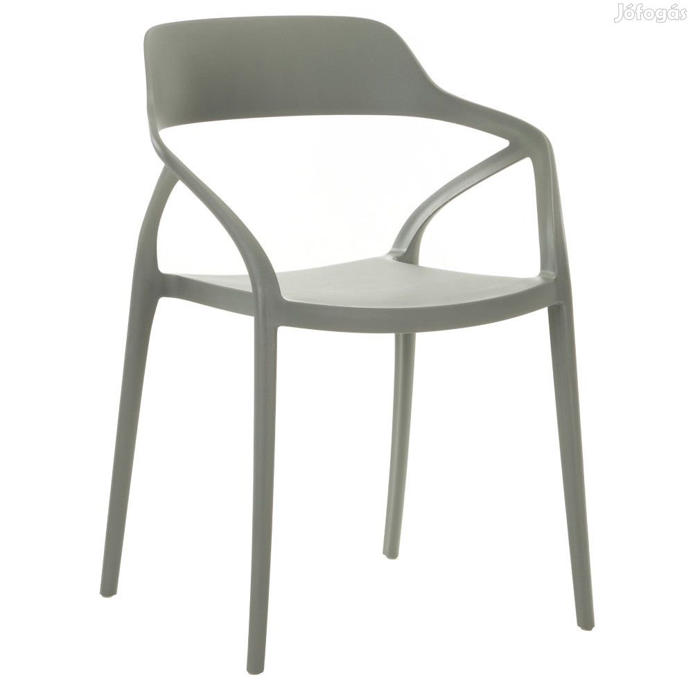 Rakásolható szék, szürke, ALFIO