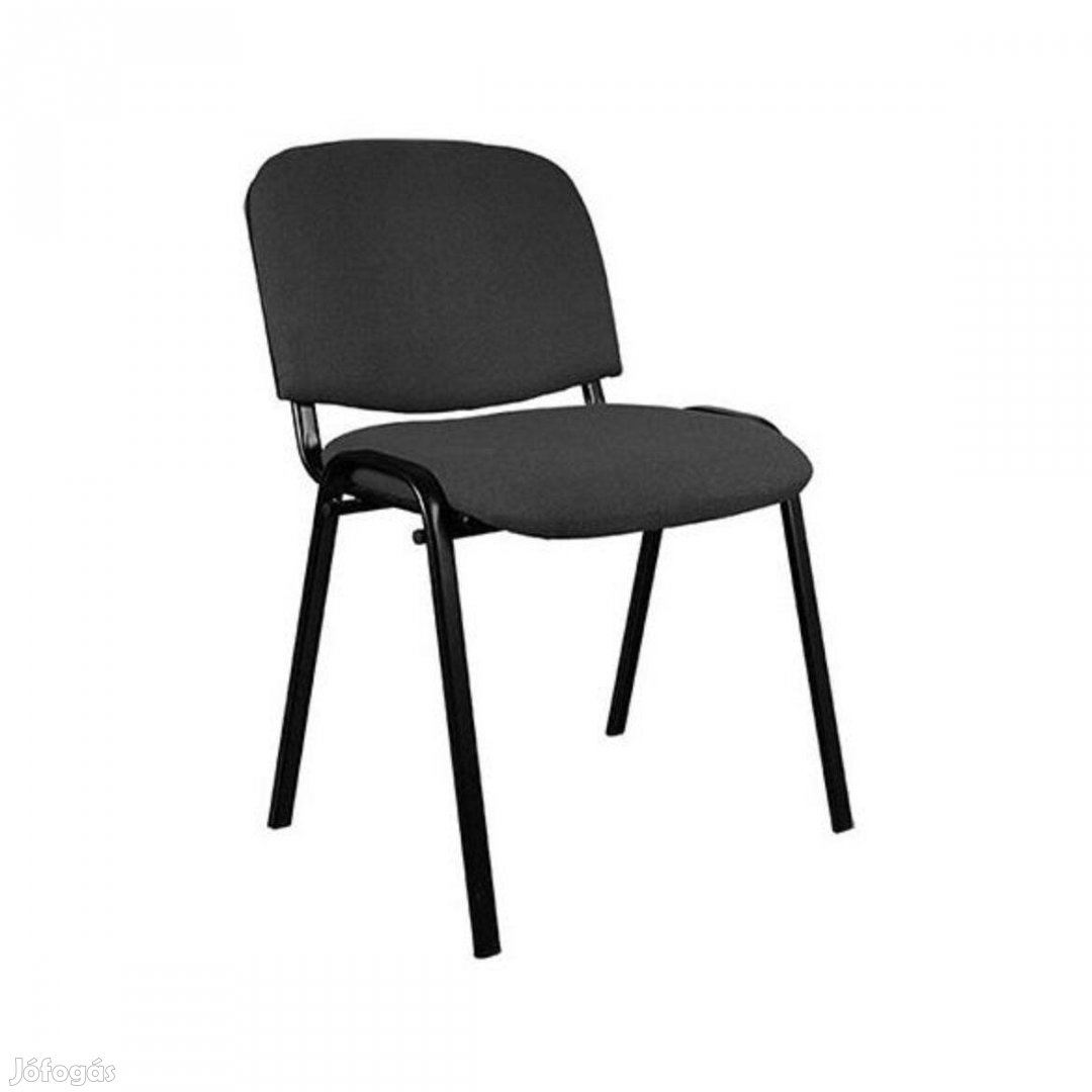 Rakásolható tárgyalószék / szék (fekete) 4 db egyben eladó