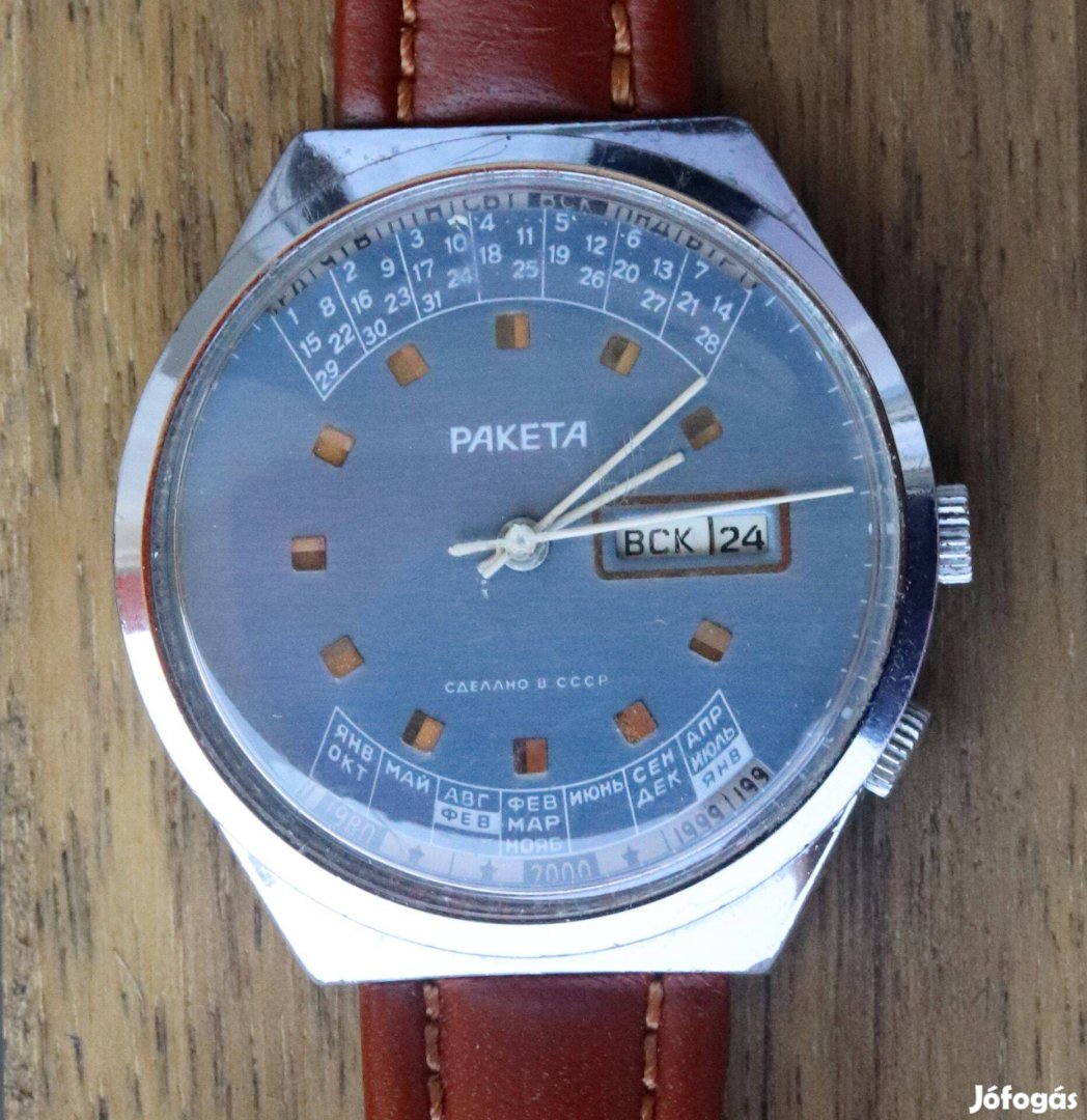 Raketa perpetual calendar férfi karóra